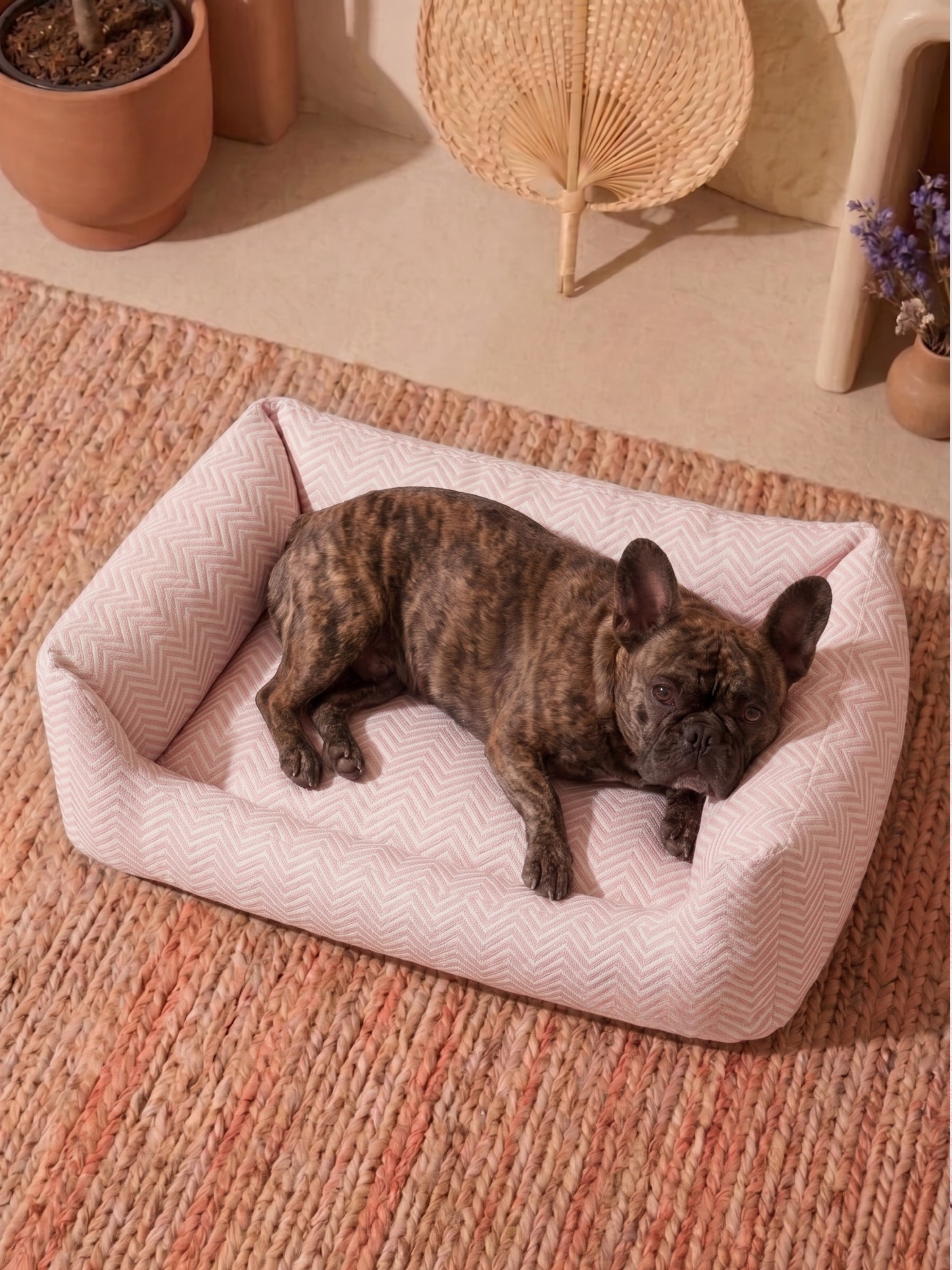 Blush Wave Sofa Köpek Yatağı