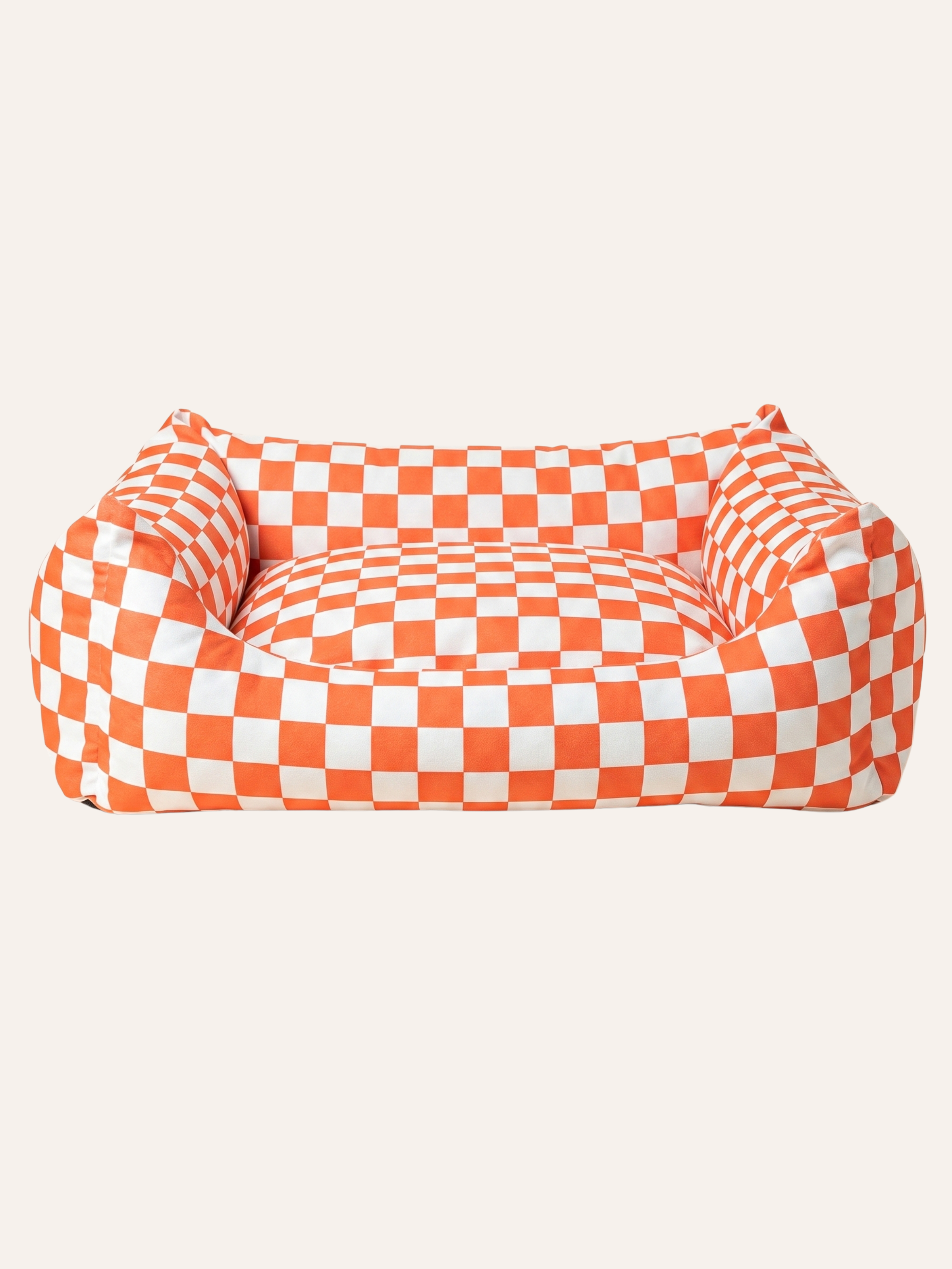 Scarlet Check Sofa Köpek Yatağı