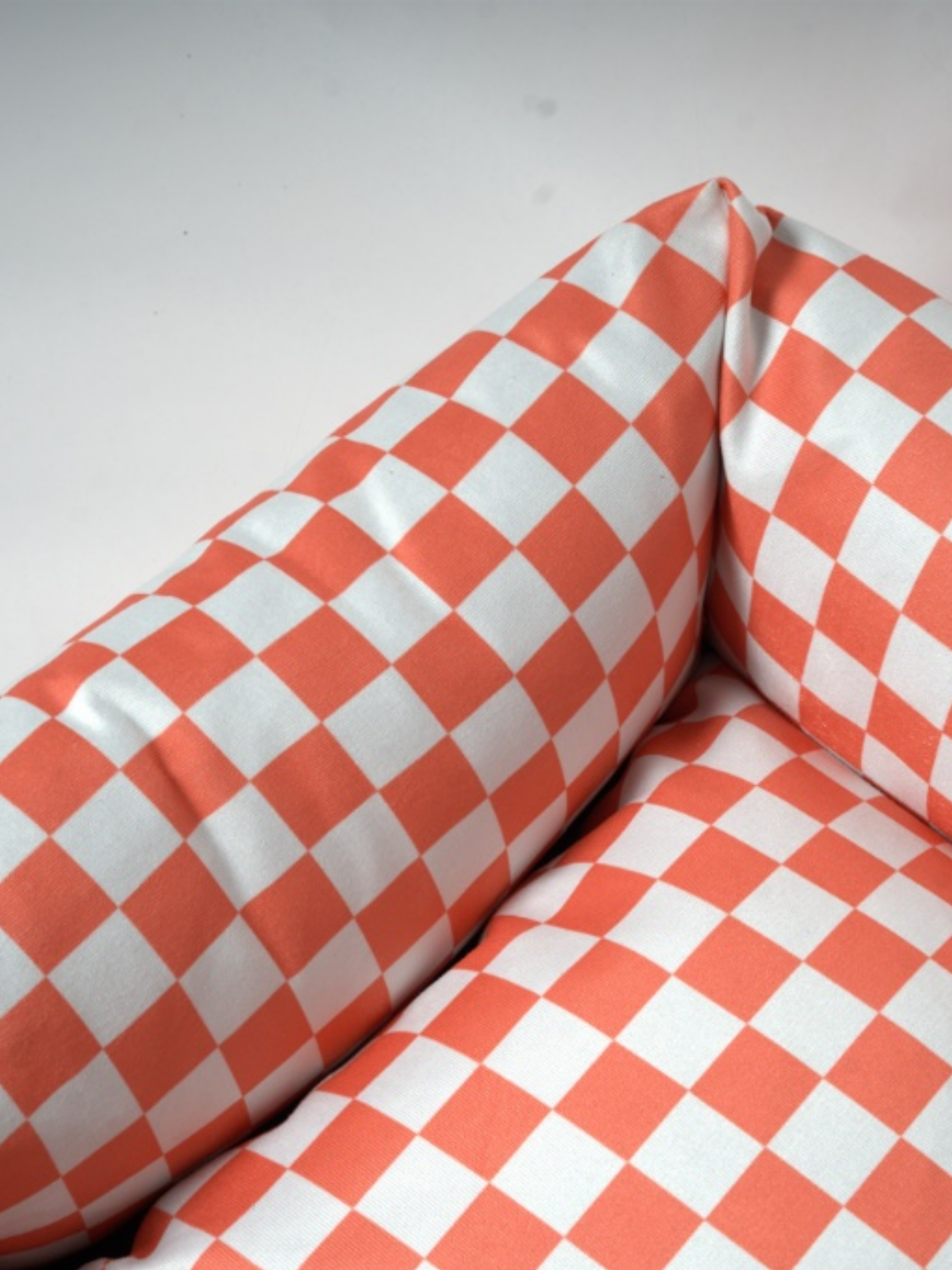 Scarlet Check Sofa Köpek Yatağı