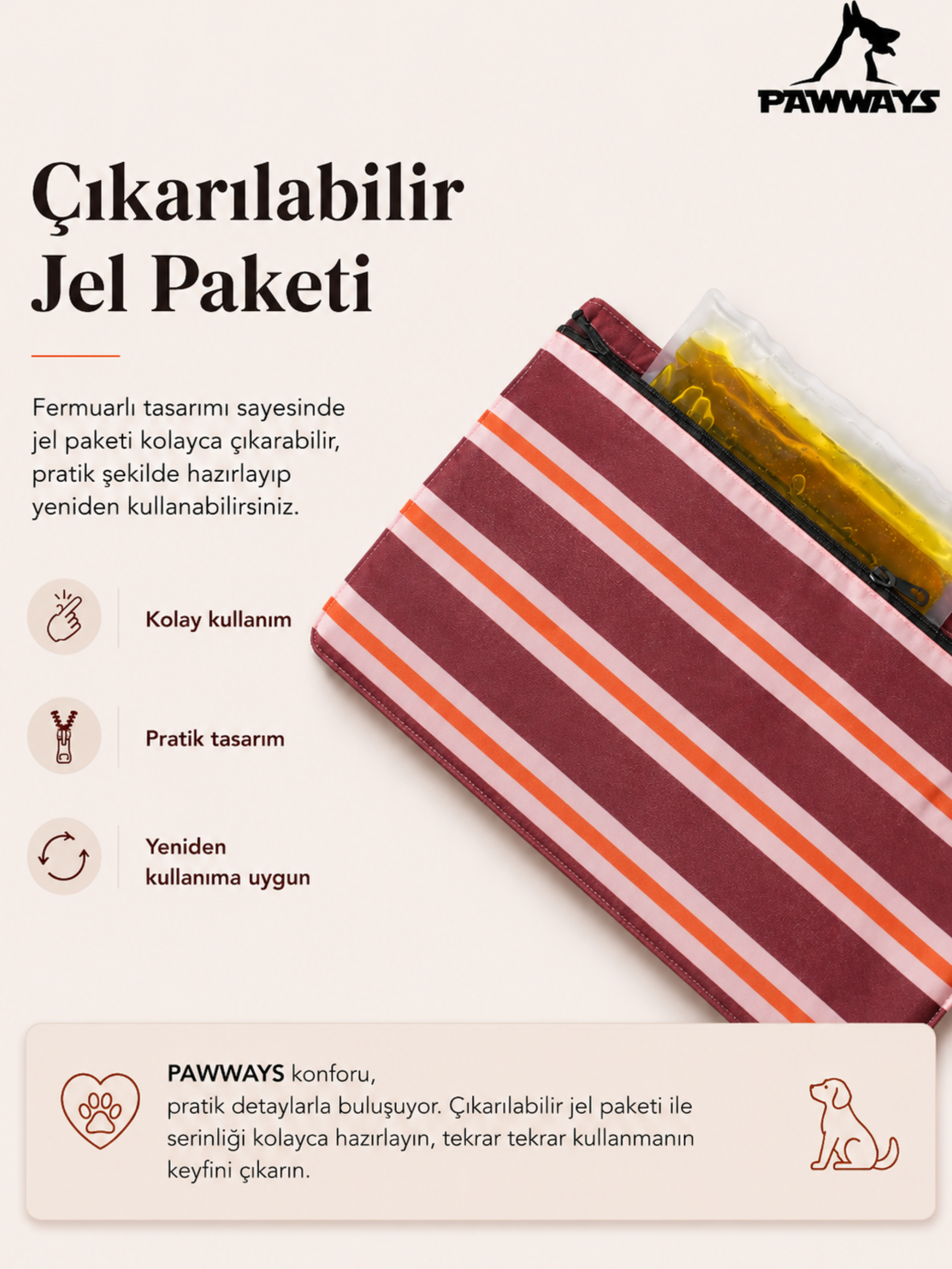 Pawways Soğuk Evcil Hayvan Matı
